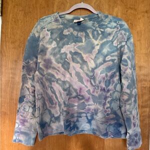 Universal Thread Tie-Dye Sweatshirt - Blue and Purple